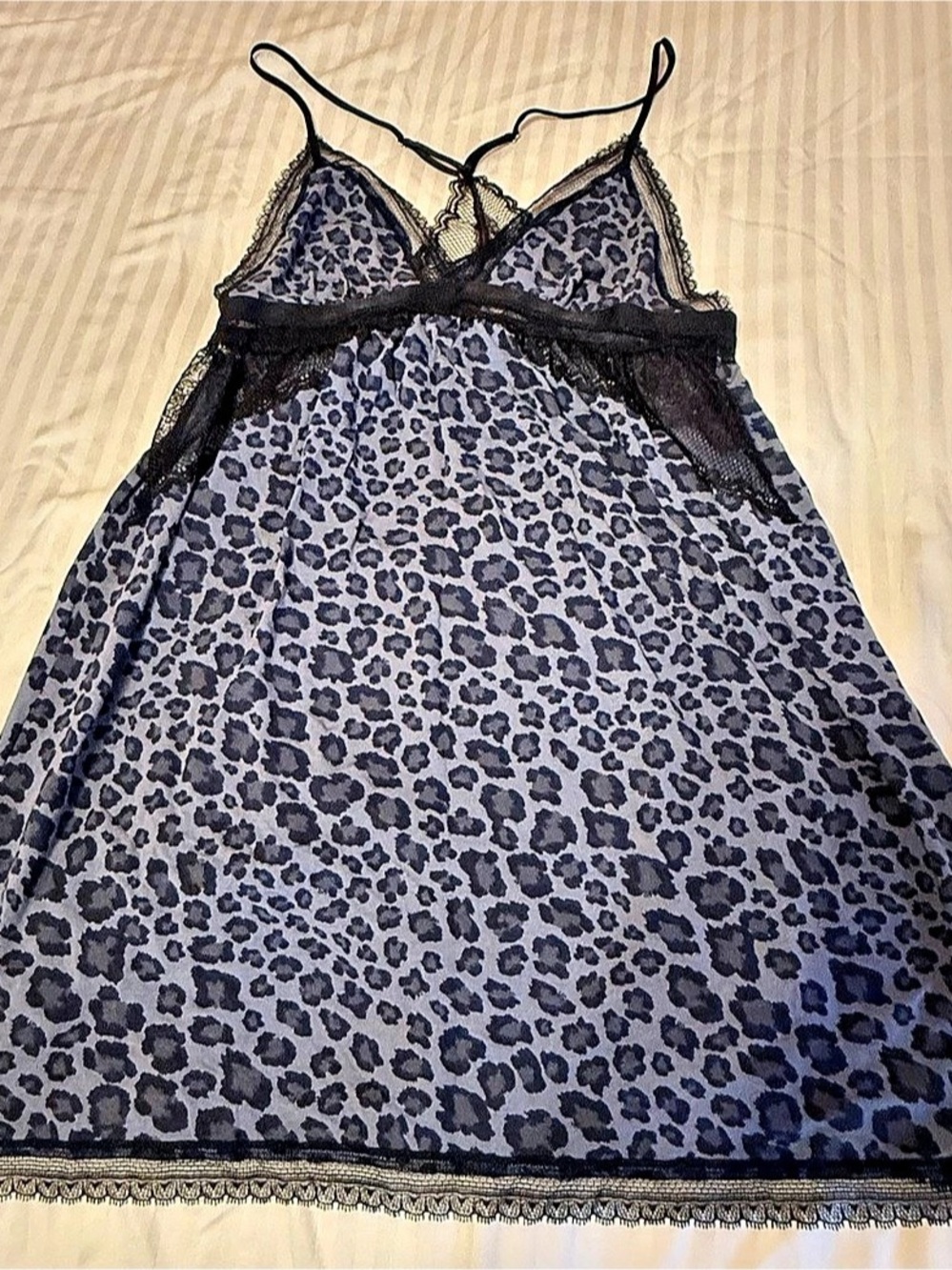 Victoria's Secret Leopard Lace Chemise